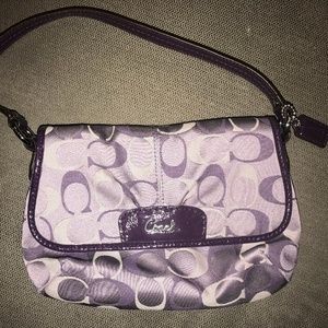 Coach 3 Color Signature Small Shoulder Bag